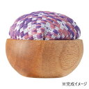 【暮らしラクラク応援セール】オリムパス こぎん刺しのウッドボウルピンクッション キット あじさい こぎん88【取り寄せ・返品不可商品】
