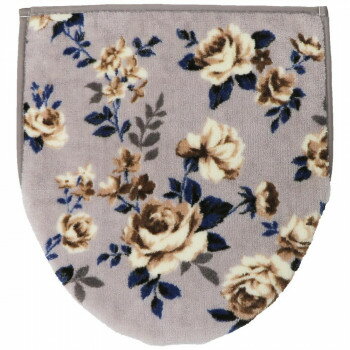 【暮らしラクラク応援セール】ピースローズ 兼用フタカバー グレー　ヨコズナクリエーション【取り寄せ・返品不可商品】