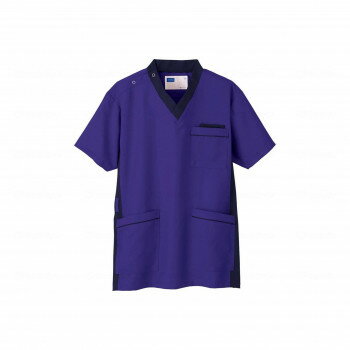 【暮らしラクラク応援セール】自重堂 WHISEL 男女兼用スクラブ WH11685 ロイヤルブルー SS WH11685 200004【取り寄せ・返品不可商品】