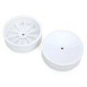 【暮らしラクラク応援セール】G-FORCE Front dish Wheel 2.2 for carpet tire(White) GOP121【取り寄せ・返品...