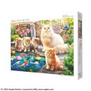 【暮らしラクラク応援セール】ジグソーパズル アンジェロ・ボニート 子猫とフラワーガーデン 500-318【取り寄せ・返品不可商品】