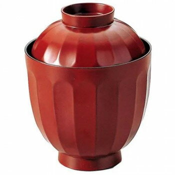 【暮らしラクラク応援セール】福井クラフト　菊型小吸物椀(蓋親) 吟朱 12023280【取り寄せ・返品不可商..