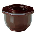 【暮らしラクラク応援セール】福井クラフト A)亀甲飯器深型 溜 33601550【取り寄せ・返品不可商品】