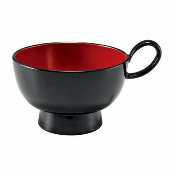 【暮らしラクラク応援セール】（食洗機対応）仙才トッティー椀(大)　黒(内朱)　33710260【取り寄せ・返品不可商品】