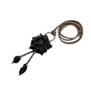 【暮らしラクラク応援セール】完成品 ツイストフラワーシリーズ ペンダント 黒 1ヶ Pitem060-05【取り寄せ・返品不可商品】