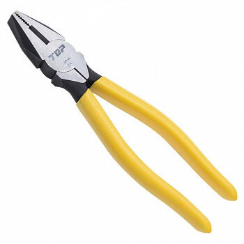 【暮らしラクラク応援セール】トップ工業(TOP) ペンチ ビニールグリップ付 CP-200G【取り寄せ・返品不可商品】