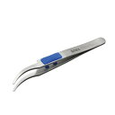 【暮らしラクラク応援セール】アネックス(ANEX) ラバーグリップ付 ステンレスピンセット 先丸鷲型 120mm No.217【取り寄せ・返品不可商品】