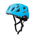 【暮らしラクラク応援セール】自転車用 オールシーズン対応 軽量Jrヘルメット USB01-016 ブルー【取り寄せ・返品不可商品】