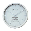 【暮らしラクラク応援セール】マーキュリー ウォールクロック HAVANA ホワイト ME052397【取り寄せ・返品不可商品】