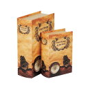 【暮らしラクラク応援セール】ブック型収納ボックス BOOK BOX 2個セット 28276【取り寄せ・返品不可商品】