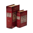 【暮らしラクラク応援セール】ブック型収納ボックス BOOK BOX 2個セット 28212【取り寄せ・返品不可商品】