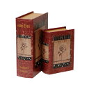 【暮らしラクラク応援セール】ブック型収納ボックス BOOK BOX 2個セット 28223【取り寄せ・返品不可商品】