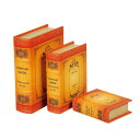 【暮らしラクラク応援セール】ブック型収納ボックス BOOK BOX 3個セット 28279【取り寄せ・返品不可商品】