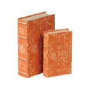 【暮らしラクラク応援セール】ブック型収納ボックス BOOK BOX 2個セット 28426【取り寄せ・返品不可商品】