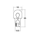 【暮らしラクラク応援セール】M&Hマツシマ 白熱電球(1個入) 12v18w T16WB 中 ホワイト 1PWB52 WH【取り寄せ・返品不可商品】