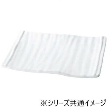 樂天商城 - 【暮らしラクラク応援セール】福井クラフト　28.5ナタ目長角皿白グロス 51025060【取り寄せ・返品不可商品】