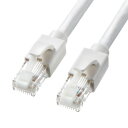 【暮らしラクラク応援セール】サンワサプライ カテゴリ6ALANケーブル ホワイト 3m KB-T6ATS-03W【取り寄せ・返品不可商品】