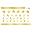 【暮らしラクラク応援セール】Sha-Nail Charm 写ネイル ネイルシール Brilliant Stars Gold CH-008g【取り寄せ・返品不可商...