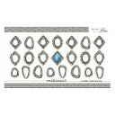 【暮らしラクラク応援セール】Sha-Nail Charm 写ネイル ネイルシール Metal Frame Silver CH-MIKI02【取り寄せ・返品不可商...