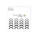 【暮らしラクラク応援セール】Sha-Nail Pro PLUS 写ネイル ネイルシール French pd dots -Black- CHIHO-PFD01【取...