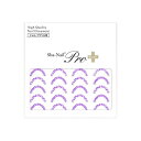 【暮らしラクラク応援セール】Sha-Nail Pro PLUS 写ネイル ネイルシール French Alphabet Color Line -Purple- ...