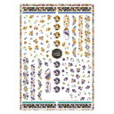 【暮らしラクラク応援セール】Sha-Nail Pro 写ネイル ネイルシール Peasant Flowers/ペザントフラワー (Orange×Purple) ...