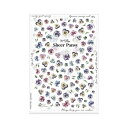 【暮らしラクラク応援セール】Sha-Nail Pro 写ネイル ネイルシール Sheer Pansy RUMI-007【取り寄せ・返品不可商品】