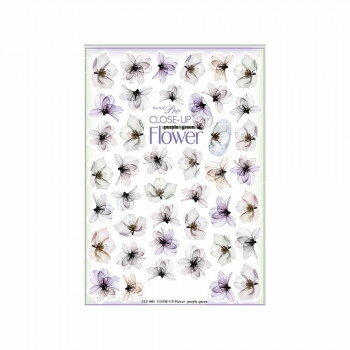 【暮らしラクラク応援セール】Sha-Nail Pro 写ネイル ネイルシール CLOSE-UP Flower -purple×green- CLF-001【取り寄せ・返品不可商品】 【暮らしラクラク応援セール】Sha-Nail Pro 写ネイル ネイルシール CLOSE-UP Flower -purple×green- CLF-001【取り寄せ・返品不可商品】