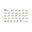 【暮らしラクラク応援セール】Sha-Nail Pro PLUS 写ネイル ネイルシール Softly Font/ソフトリィフォント ブラウン RUMI-PBR【...