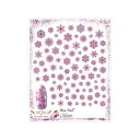 【暮らしラクラク応援セール】Sha-Nail More 写ネイル ネイルシール Snowflakes(Pink) MSF-002【取り寄せ・返品不可商品】