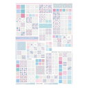 【暮らしラクラク応援セール】Sha-Nail Pro 写ネイル ネイルシール Mosaic Tile Zellij /モザイクタイルゼリージュ(モロッカン) M...