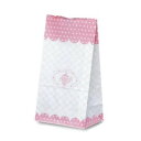 【暮らしラクラク応援セール】角底袋 メリー(ピンク) 4号 3704 100枚【取り寄せ・返品不可商品】