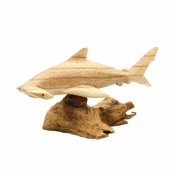 【暮らしラクラク応援セール】古木木彫 シュモクザメ 10225806041【取り寄せ・返品不可商品】