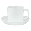 【暮らしラクラク応援セール】西海陶器 波佐見焼 コモン コーヒーカップ&ソーサー 白 18281【取り寄せ・返品不可商品】