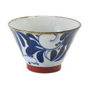 【暮らしラクラク応援セール】14258 波佐見焼 568碗(ゴロハチ碗) karakusa 赤【取り寄せ・返品不可商品】