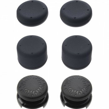 【暮らしラクラク応援セール】PS5用 アナログスティックカバー&アシストスティックセット ブラック CY-P5ASCAS-BK【取り寄せ・返品不可商品】