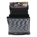 【暮らしラクラク応援セール】DBLTACT 3段腰袋 大(ワイド) DT-03W-KB 581847【取り寄せ・返品不可商品】