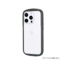 【暮らしラクラク応援セール】iPhone 15 Pro 耐衝撃ハイブリッドケース 「Cleary」 ダークグレー LN-IP23PLCGY【取り寄せ・返品不可商...