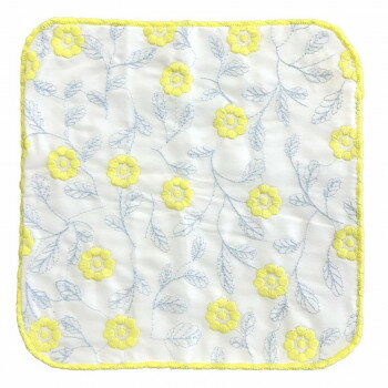 【暮らしラクラク応援セール】riz au lait リアレ　フラワーコレクション　エンブロイダリーハンカチ　05　ビッグフラワー2　GHR0598【取り寄せ・返品不可商品】