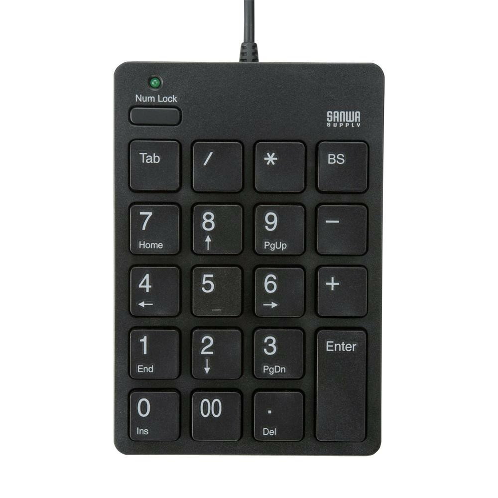 【暮らしラクラク応援セール】サンワサプライ USBテンキー ブラック NT-18UBK【取り寄せ・返品不可商品】