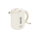 【暮らしラクラク応援セール】HOME SWAN(ホームスワン) 電気ケトル1.0L アイボリー SYK-90【取り寄せ・返品不可商品】