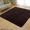 【暮らしラクラク応援セール】ラグ カーペット 『ピオニー』 ブラウン 約92×185cm (ホットカーペット対応) 9810229【取り寄せ・返品不可商品】(3)