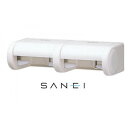 【暮らしラクラク応援セール】三栄水栓 SANEI ワンタッチツインホルダー W38-W【取り寄せ・返品不可商品】