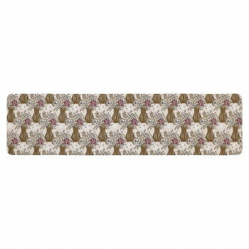 【暮らしラクラク応援セール】モノグサ PVC 拭ける キッチンマット ローズフレンド 180　ヨコズナクリエーション【取り寄せ・返品不可商品】