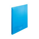 【暮らしラクラク応援セール】LIHIT LAB.(リヒトラブ) CUBE FIZZ クリヤーブック ポケット交換タイプ A4 S型(タテ型) 15ポケット ブル...