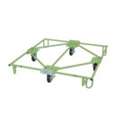 【暮らしラクラク応援セール】サカエ 樹脂パレット台車 取手ナシタイプ 1115×1105mm SC-110【取り寄せ・返品不可商品】