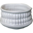 【暮らしラクラク応援セール】仁峰 古木彫白 軽々姫抹茶碗 (簡易箱) MW88-B01K【取り寄せ・返品不可商品】