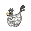 【暮らしラクラク応援セール】ブリキ ニワトリ フタ付バスケット 10225812220【取り寄せ・返品不可商品】