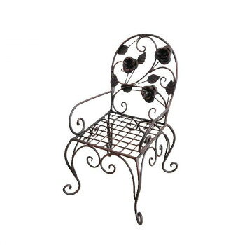 【暮らしラクラク応援セール】花台 チェアー型プラントスタンド S 1612IFH002【取り寄せ・返品不可商品】