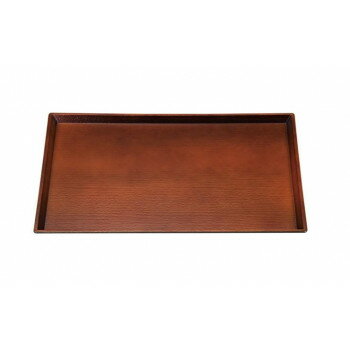 【暮らしラクラク応援セール】福井クラフト　尺1清流長手木目盆ブラウン弱SL 11008805【取り寄せ・返品..